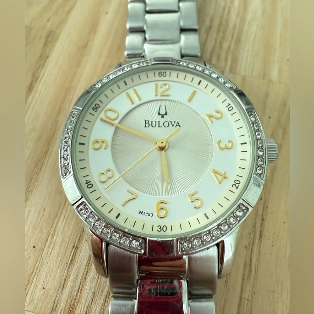 Bulova ladies stainless steel